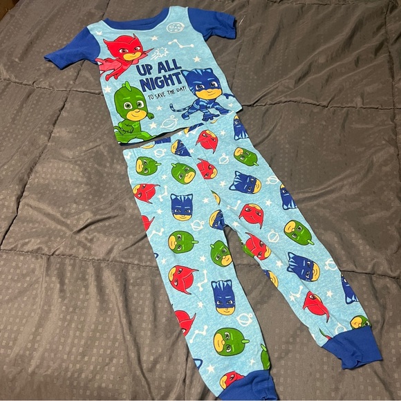 Pj Mask Pajama Set Shirt Pants Toddler Size 2t Unisex - Picture 1 of 6